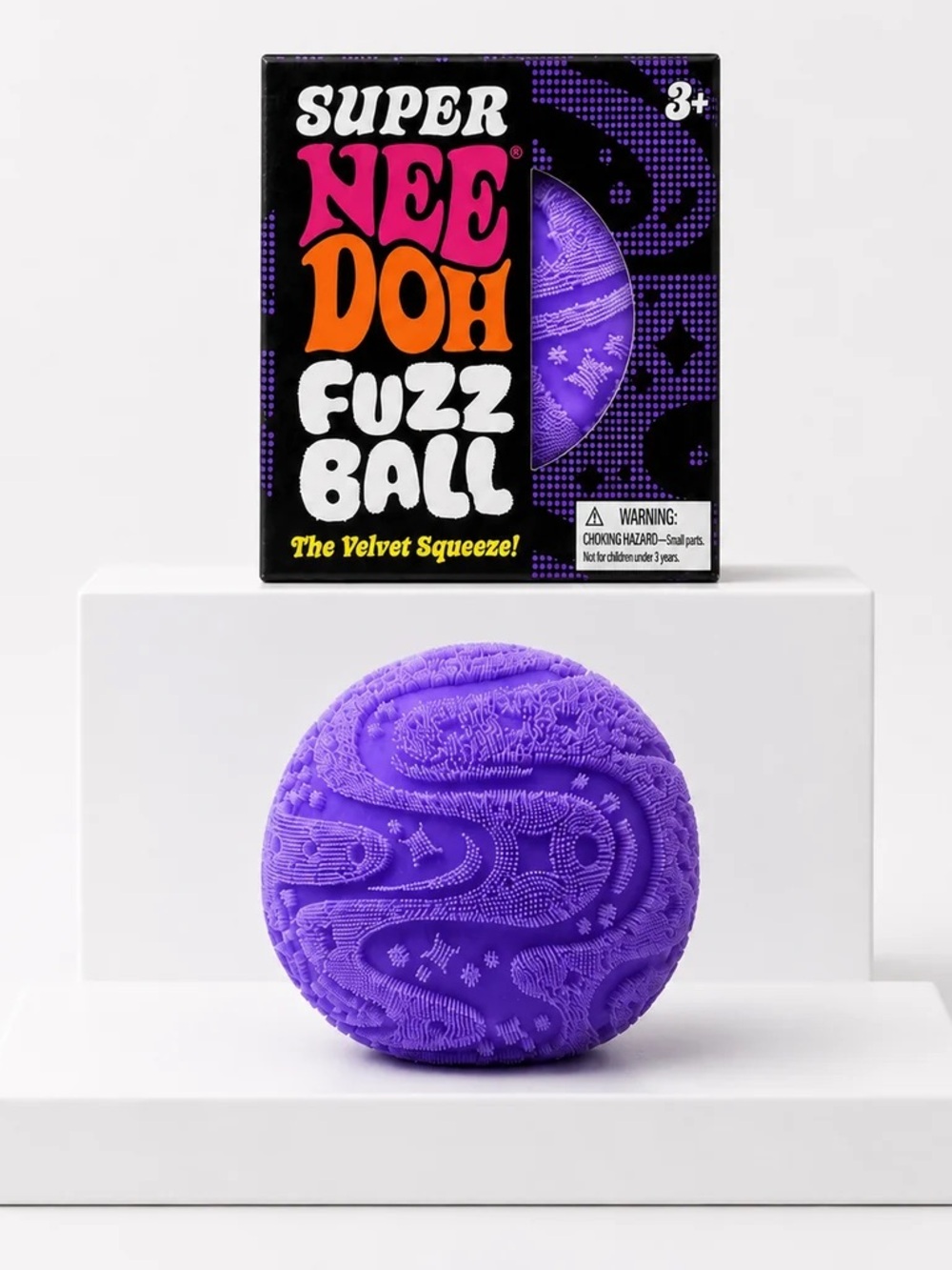 Schylling Super Nee Doh Fuzz Ball Fuzz Ball in Purple Jumbo